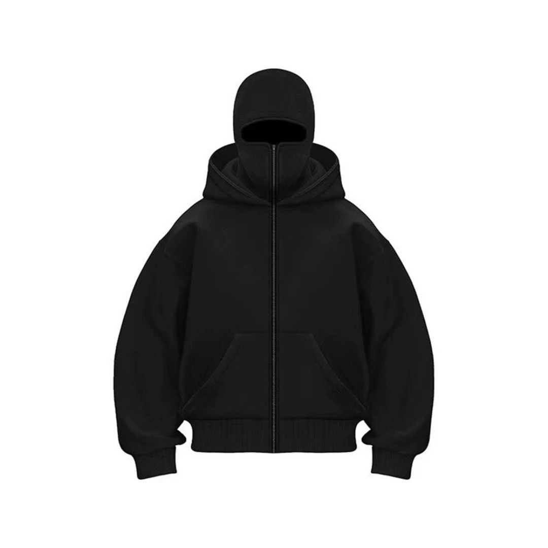 Sweat à capuche avec masque de ninja