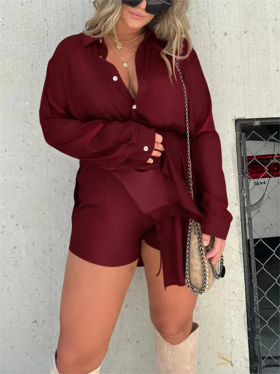 LOUISE | ROBE TUNIQUE EN SATIN