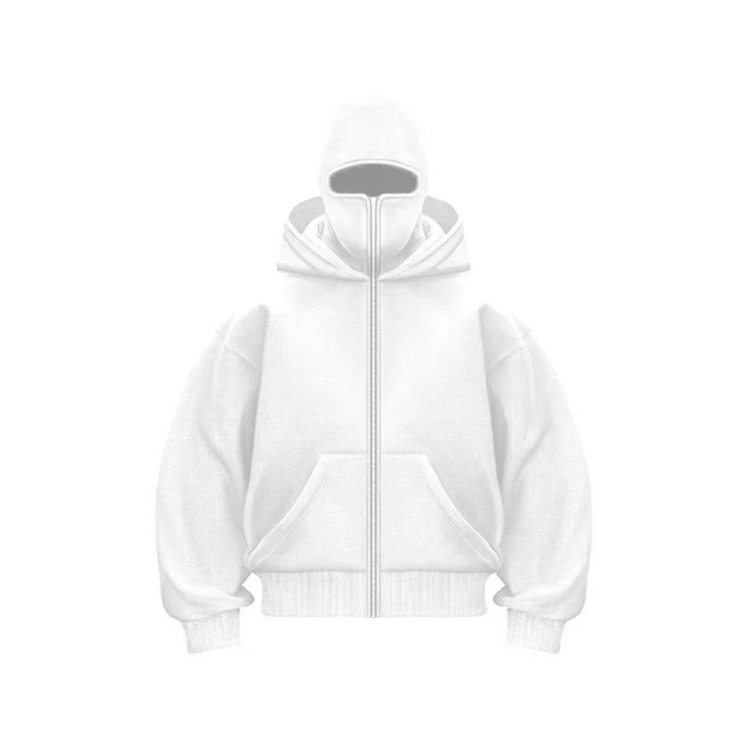 Sweat à capuche avec masque de ninja