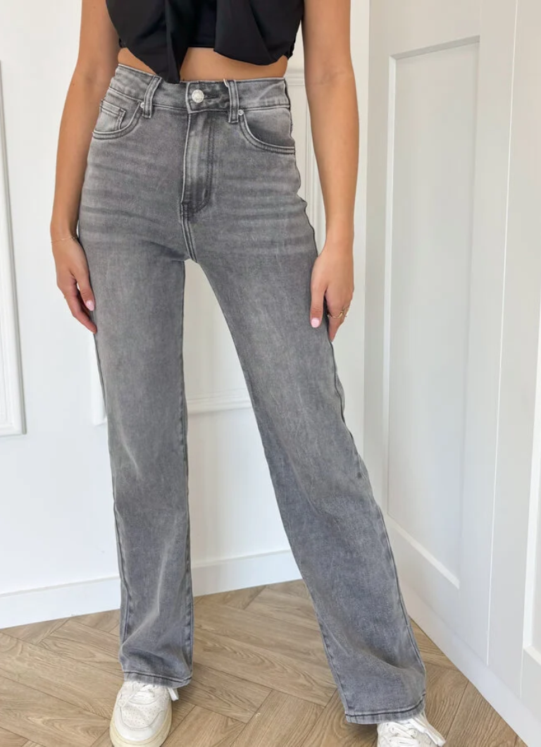 JEAN LARGE GRIS