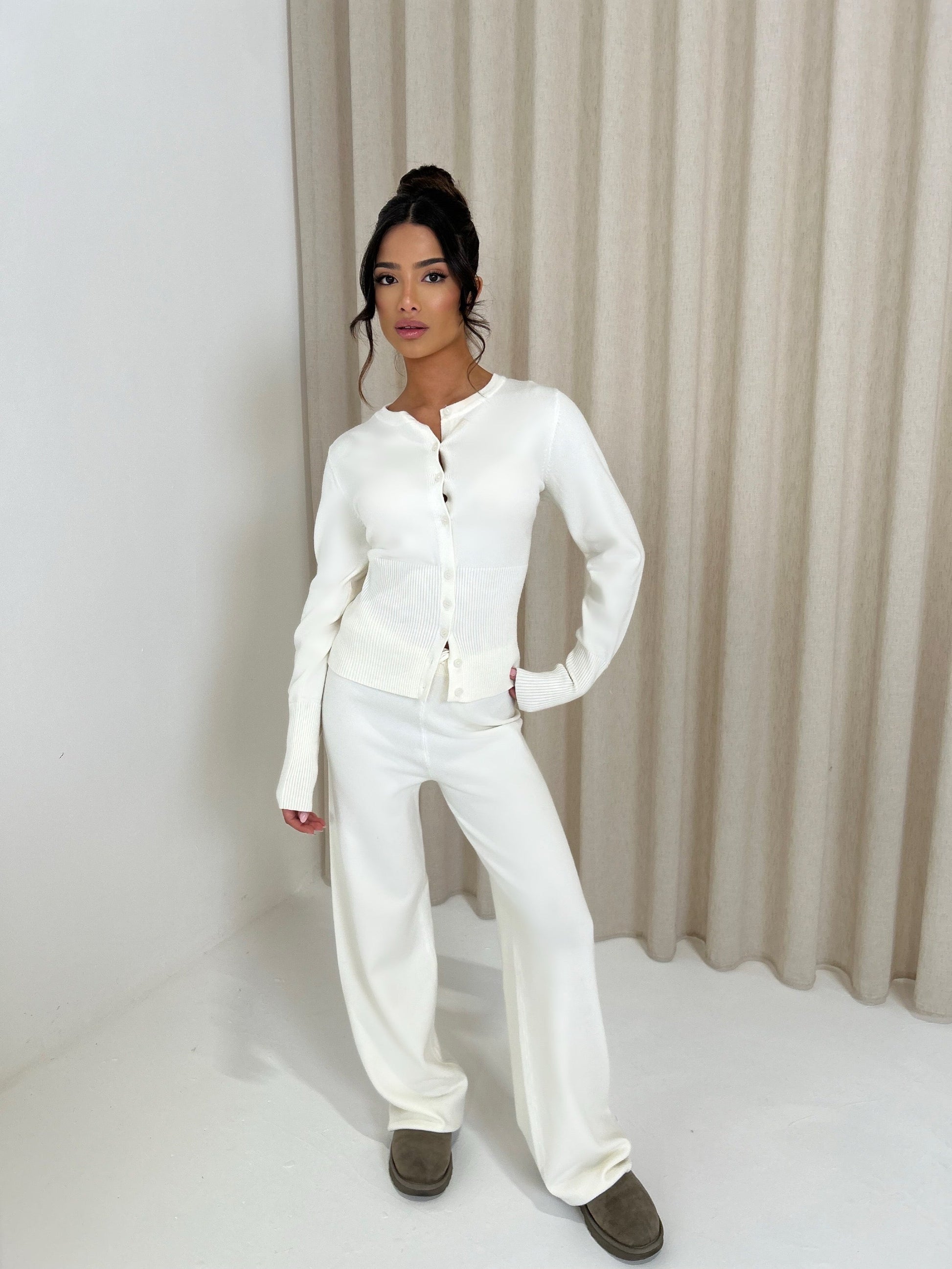 ENSEMBLE 2 TRICOTÉS EVERLY LOUNGE – VANILLE