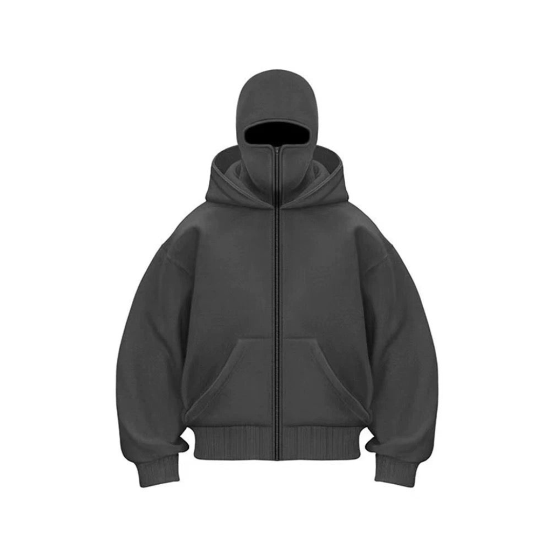 Sweat à capuche avec masque de ninja