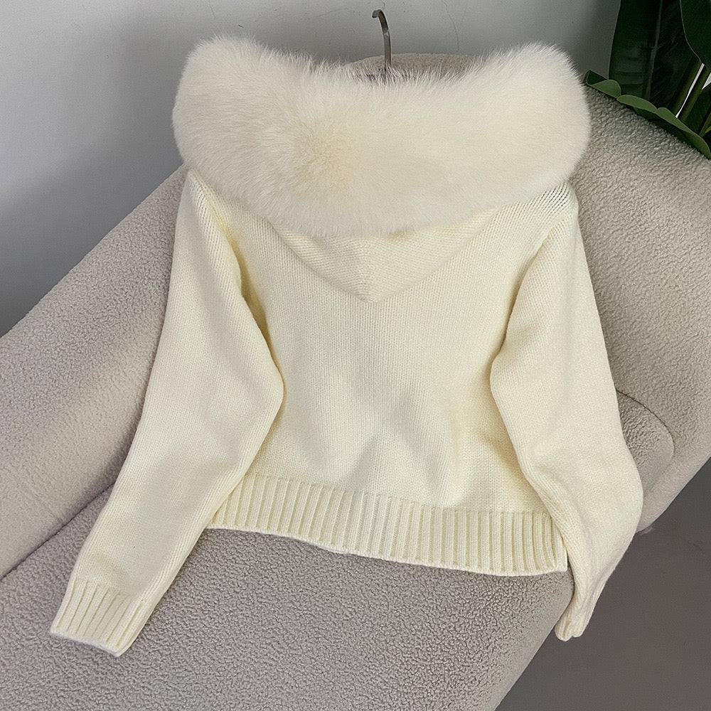 VIRAL COLLAR CARDIGAN