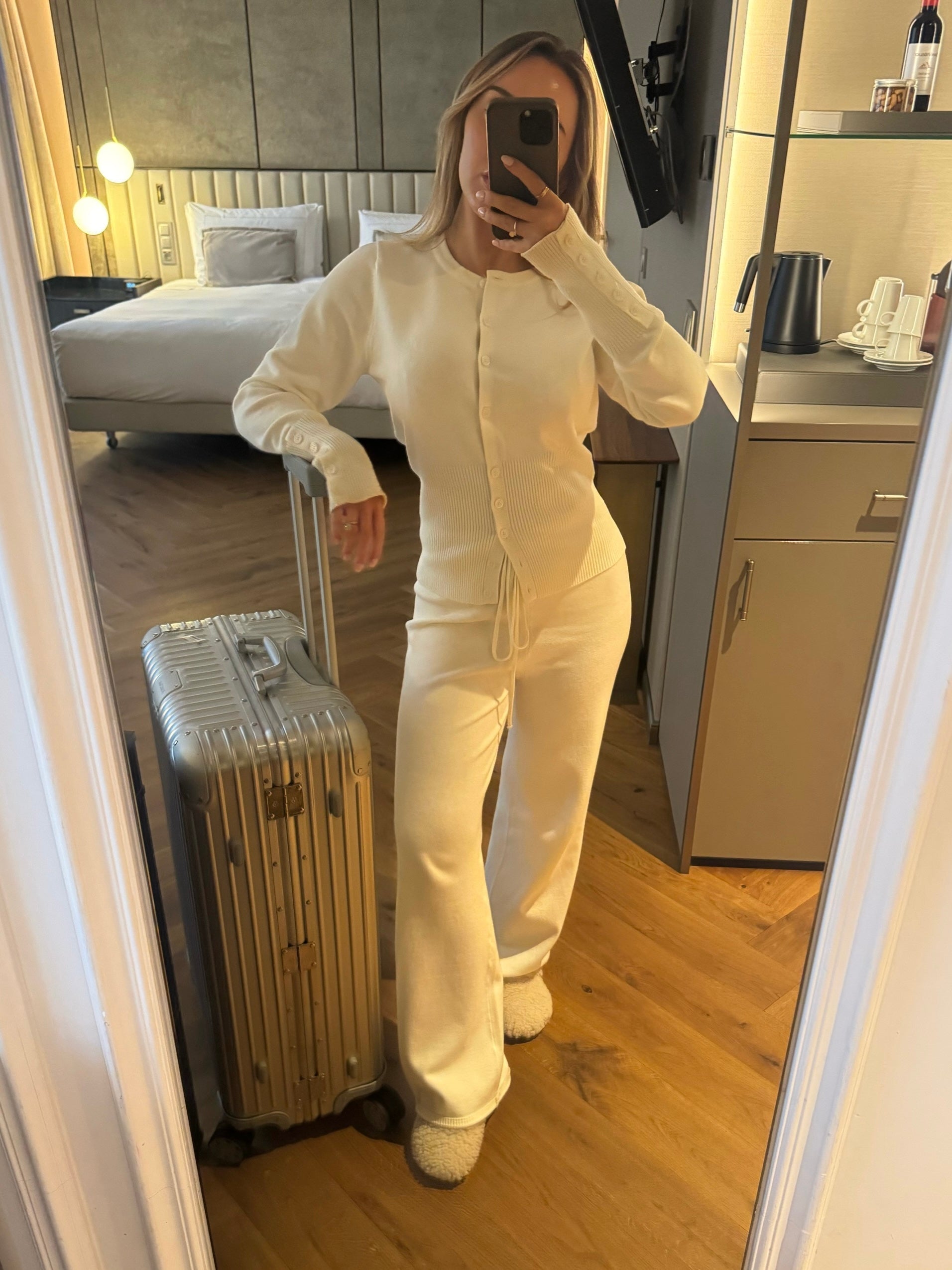 ENSEMBLE 2 TRICOTÉS EVERLY LOUNGE – VANILLE