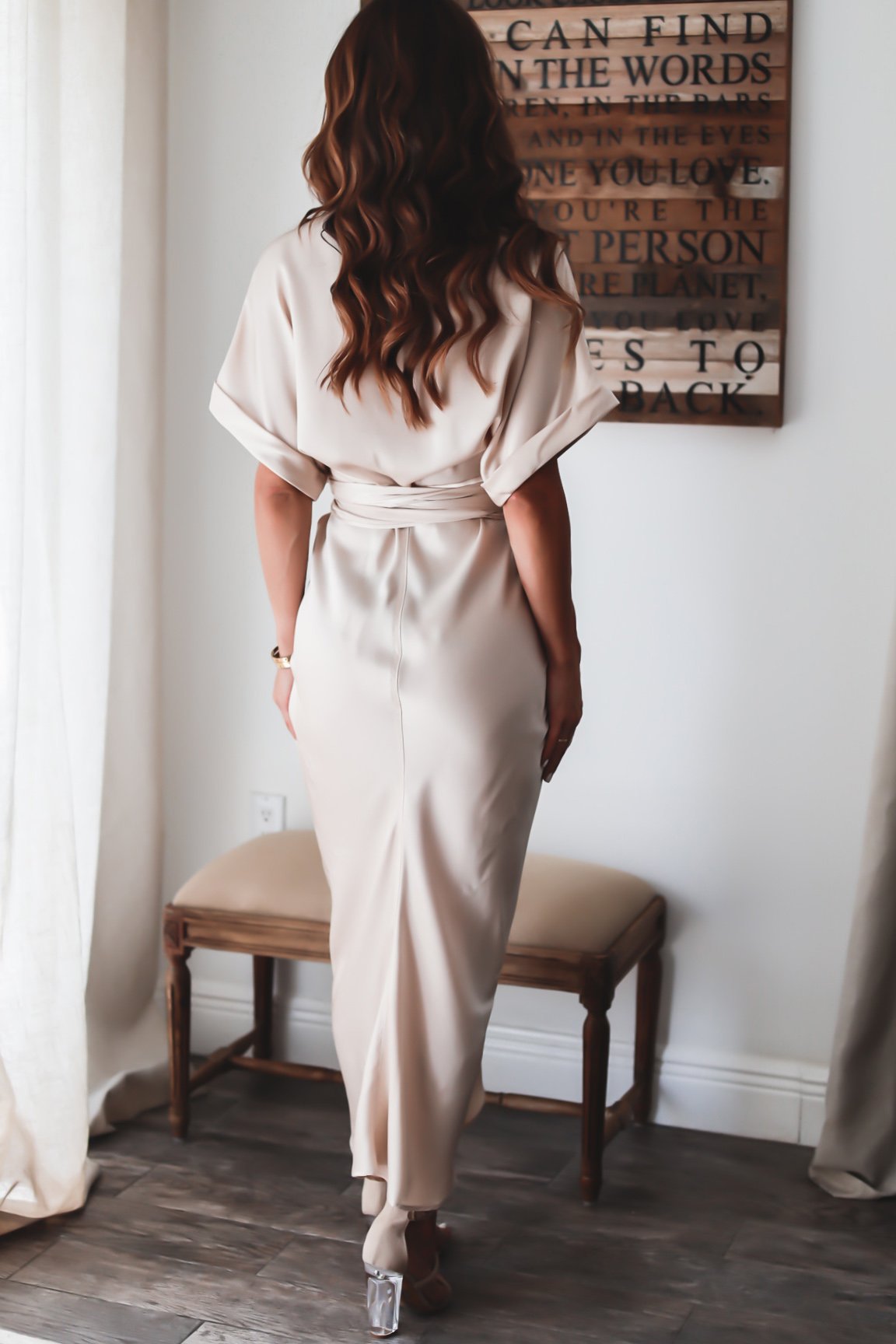 ROBE CHEMISE DE COULEUR UNIE