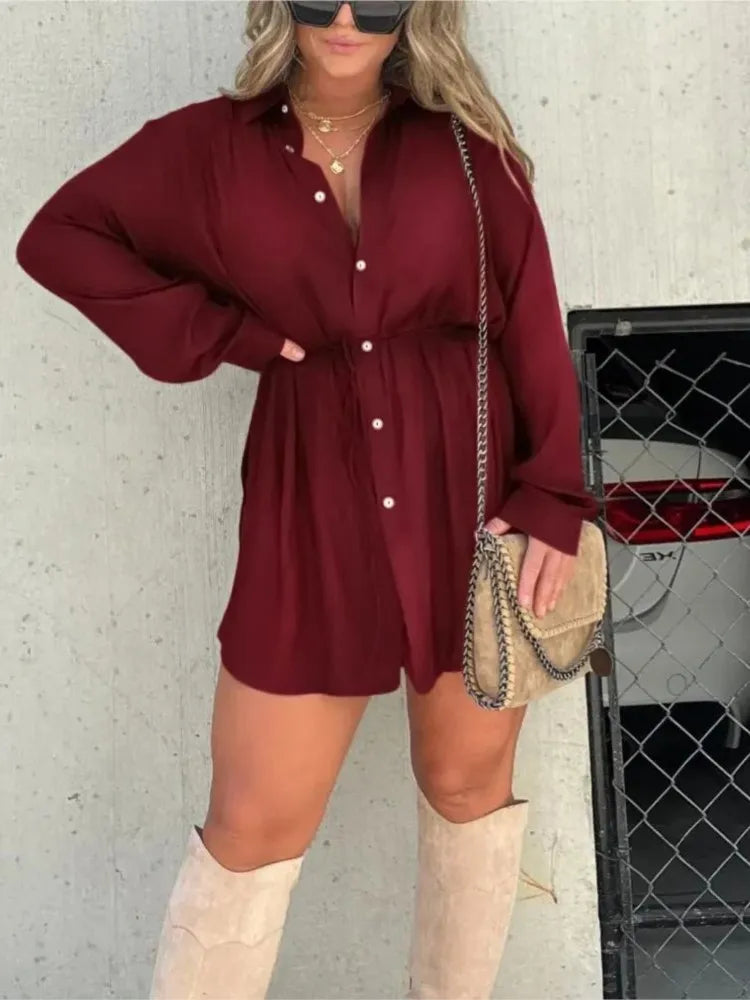 LOUISE | ROBE TUNIQUE EN SATIN