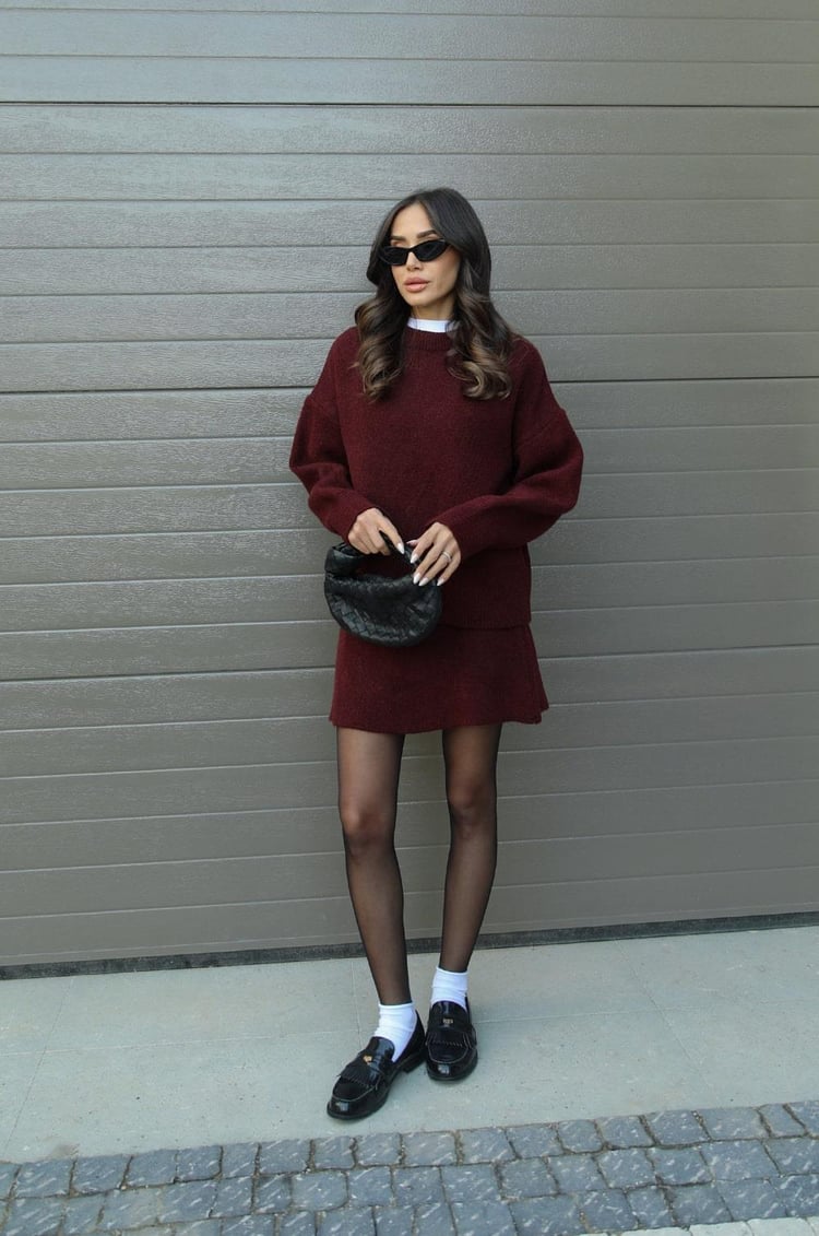 BEAU | ENSEMBLE EN TRICOT CONFORTABLE