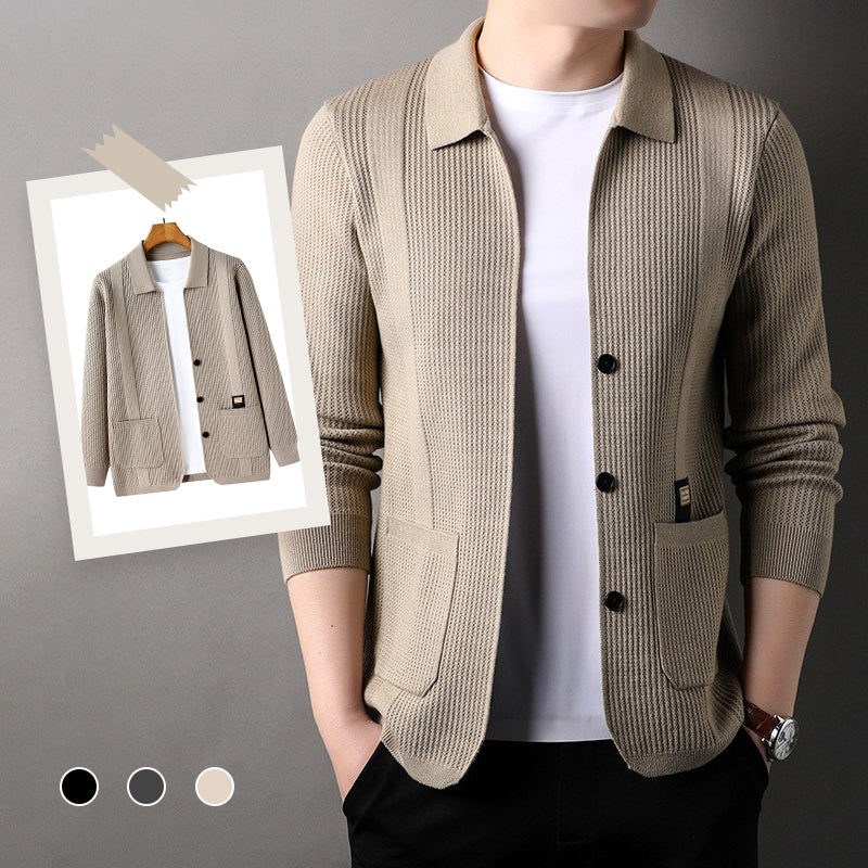 CARDIGAN ÉLÉGANT EN MAILLE POUR HOMMES