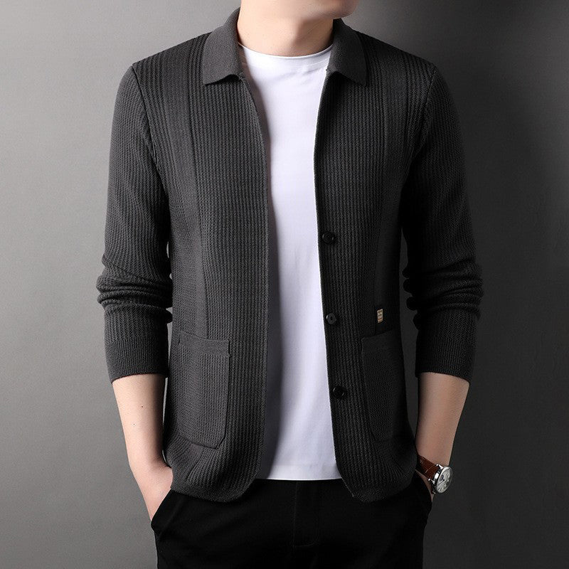 CARDIGAN ÉLÉGANT EN MAILLE POUR HOMMES