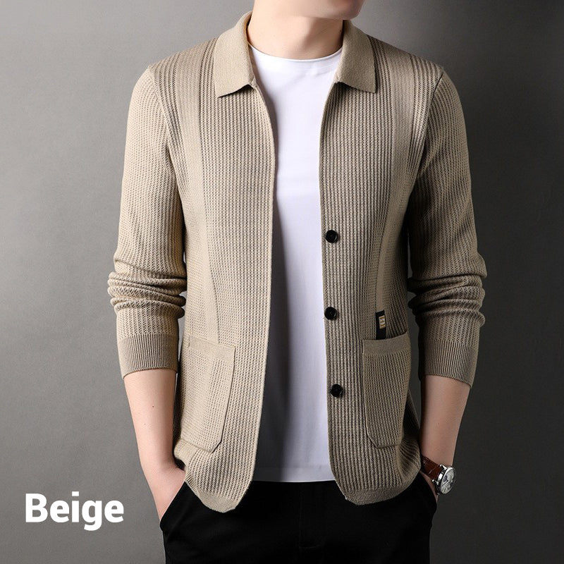 CARDIGAN ÉLÉGANT EN MAILLE POUR HOMMES