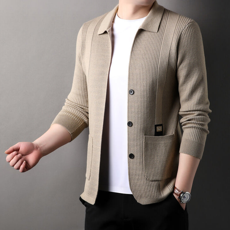 CARDIGAN ÉLÉGANT EN MAILLE POUR HOMMES