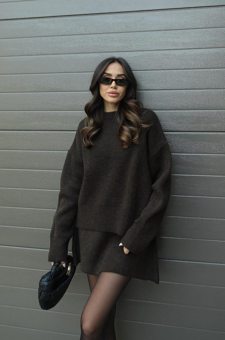 BEAU | ENSEMBLE EN TRICOT CONFORTABLE