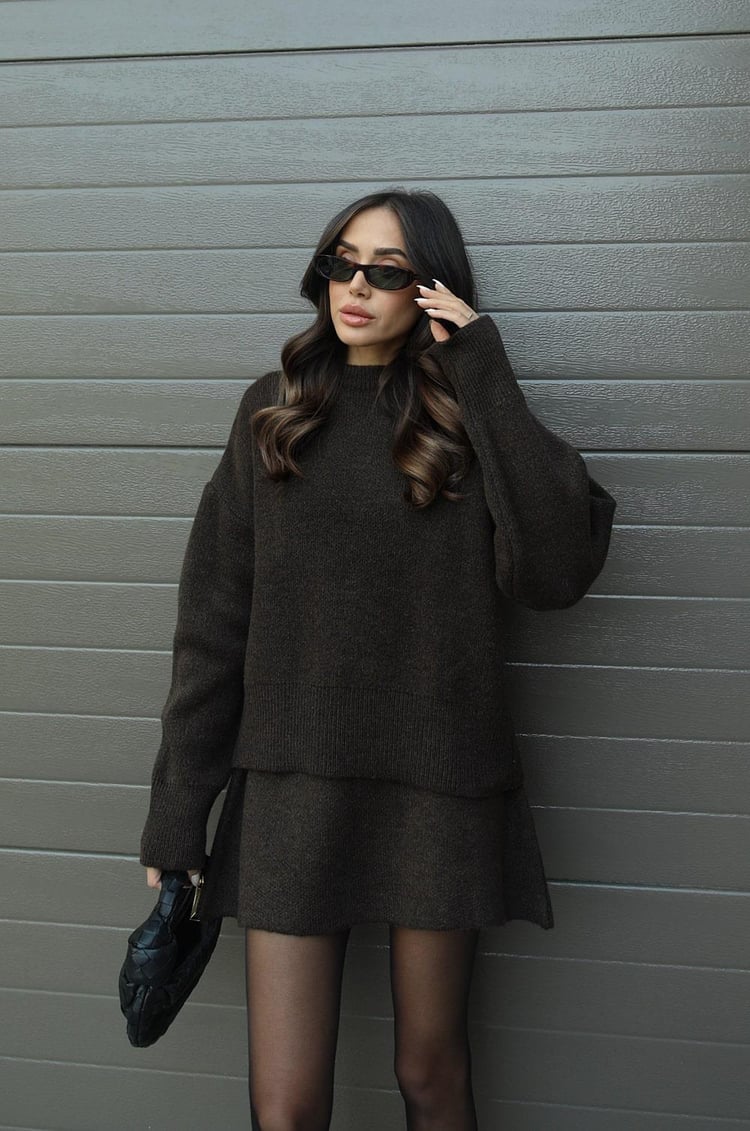 BEAU | ENSEMBLE EN TRICOT CONFORTABLE