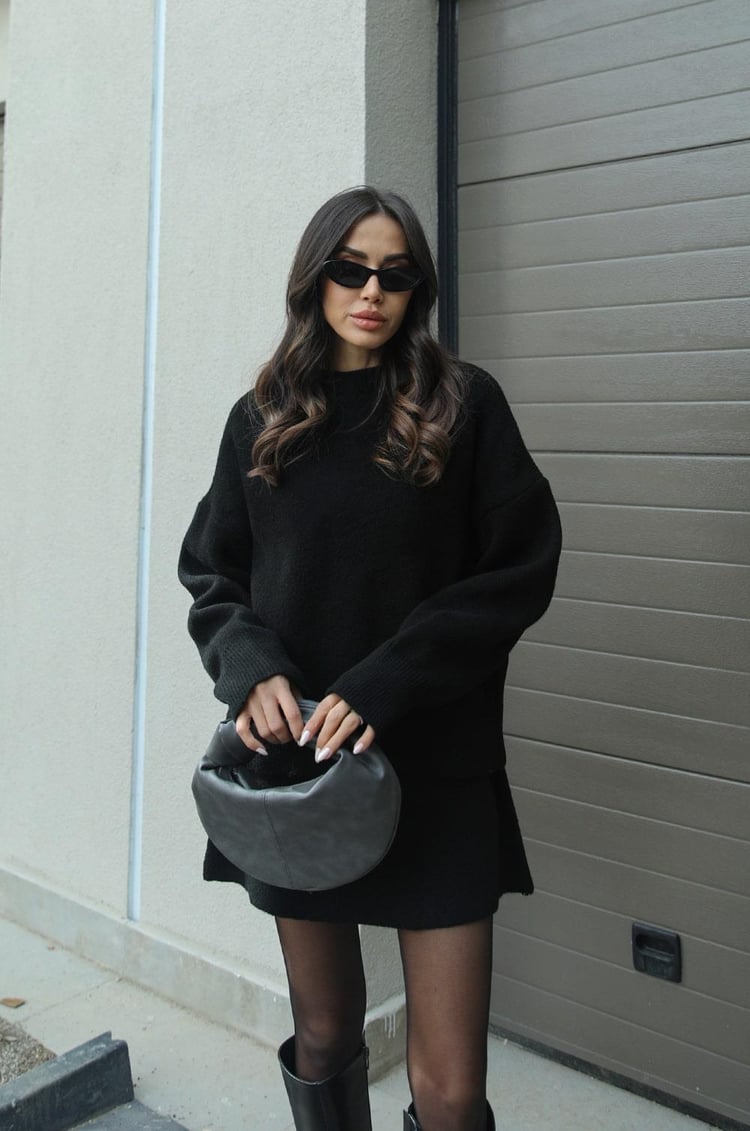 BEAU | ENSEMBLE EN TRICOT CONFORTABLE