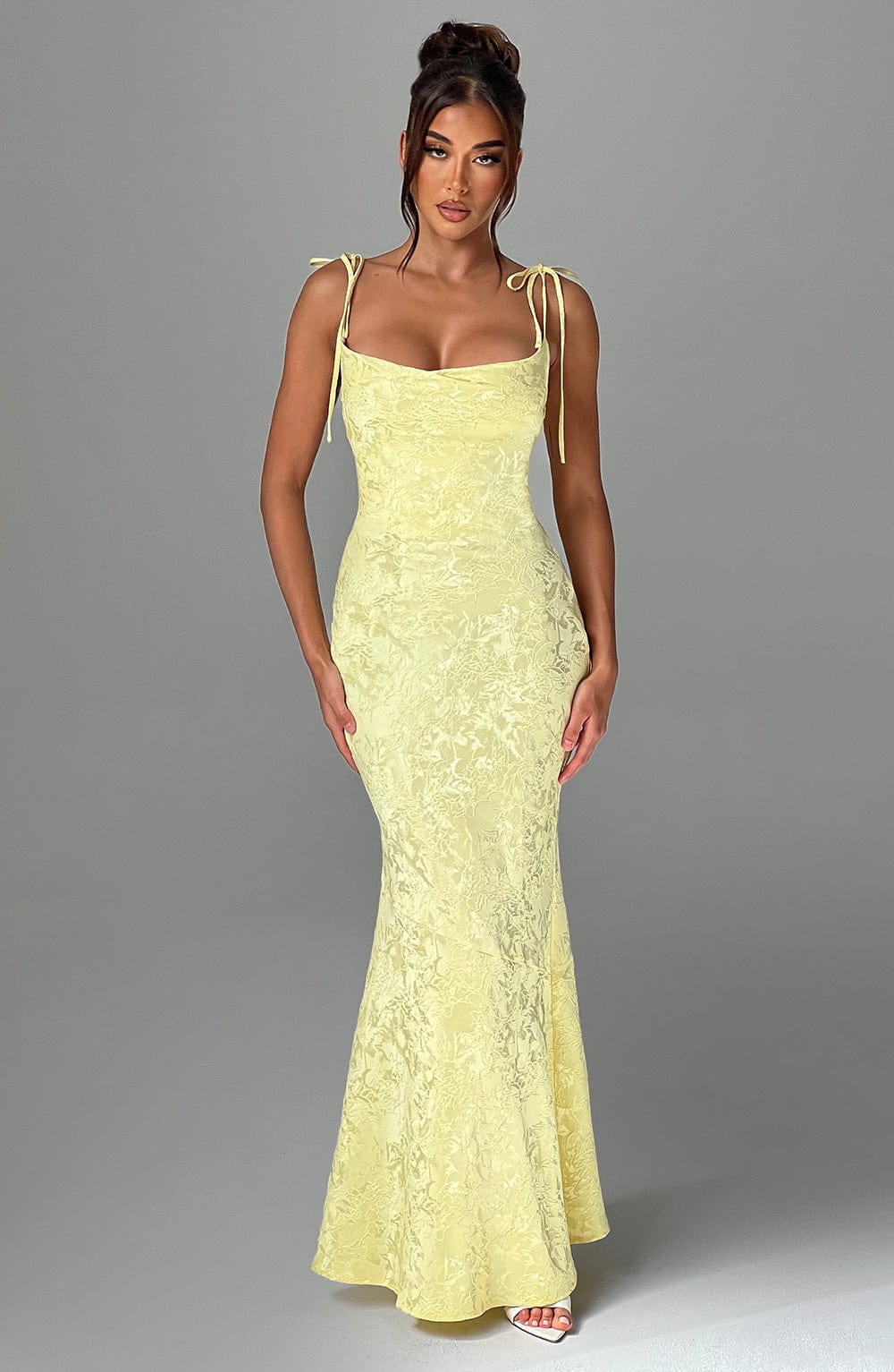 ROBE MAXI WHITNEY - CITRON