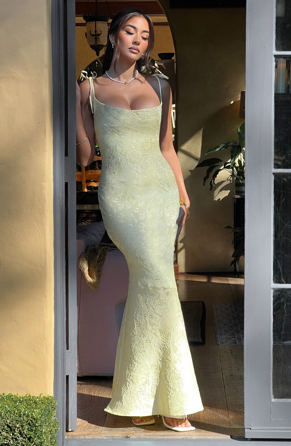 ROBE MAXI WHITNEY - CITRON